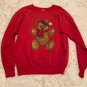 Vintage Pannill teddy bear sweatshirt size XL